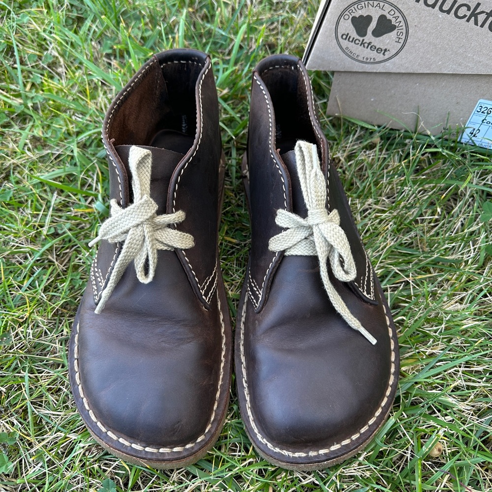 Duckfeet Sjaelland Size 42 Brown Leather Boots